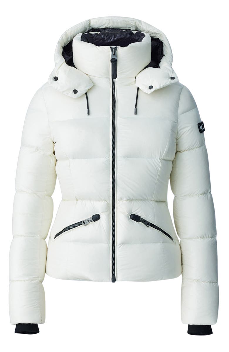 Mackage Madalyn Down Puffer Jacket, Alternate, color, Cream