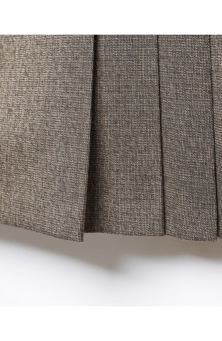 MANGO Pleated Miniskirt, Alternate, color, 