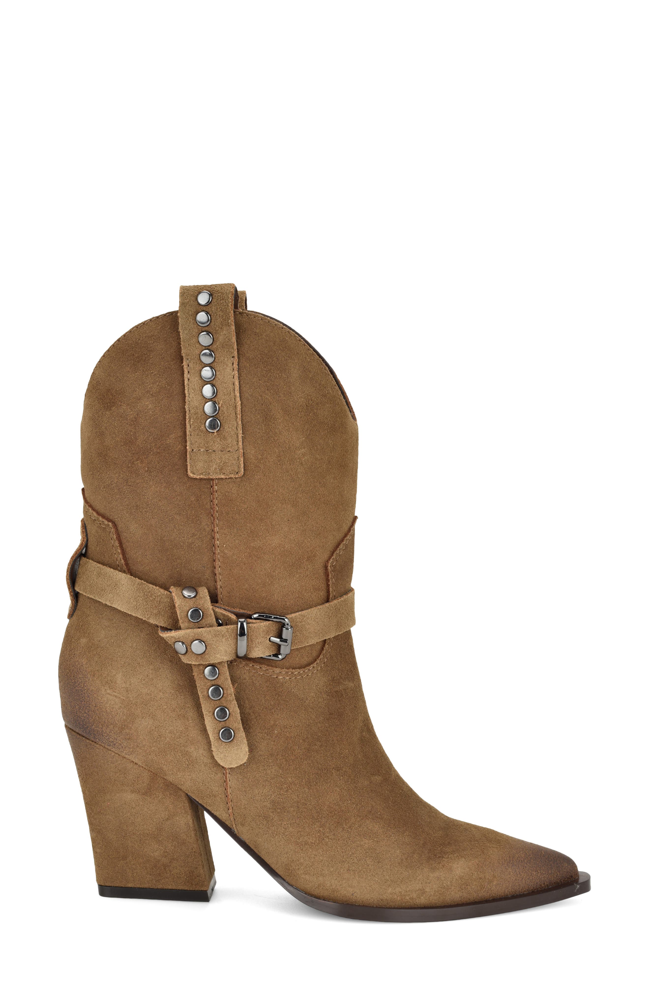 Weslie Western Boot, Alternate, color, MEDIUM BROWN