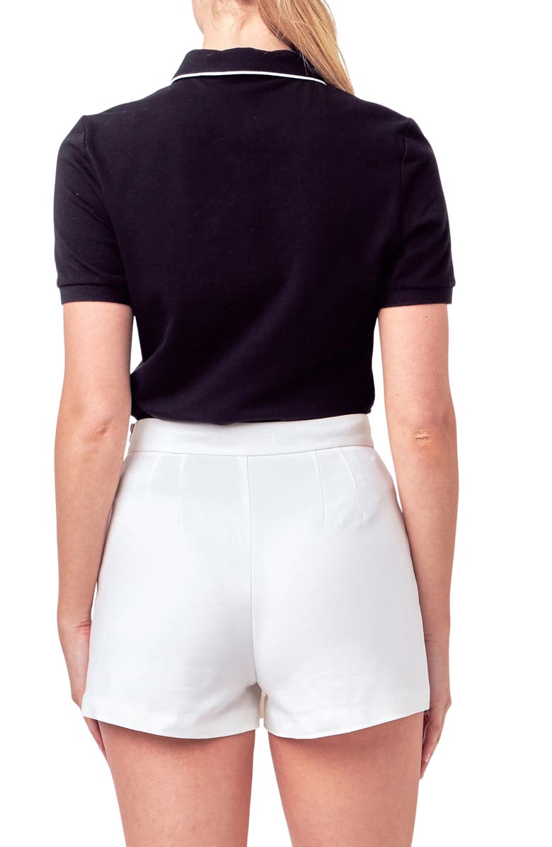 English Factory Piped Polo Shirt, Alternate, color,