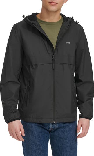 Levi s Water Resistant Hooded Rain Jacket Nordstrom