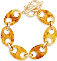 Nordstrom Chunky Resin Mariner Link Bracelet