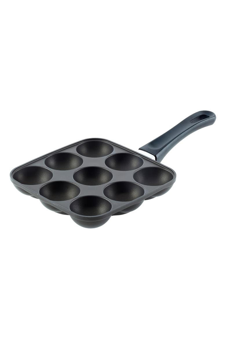 Classic Aebleskiver Puff Dumpling Pan, Main, color, Black