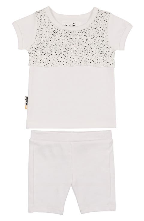 Kids' Speckled Smocked Top & Shorts Set (Toddler)