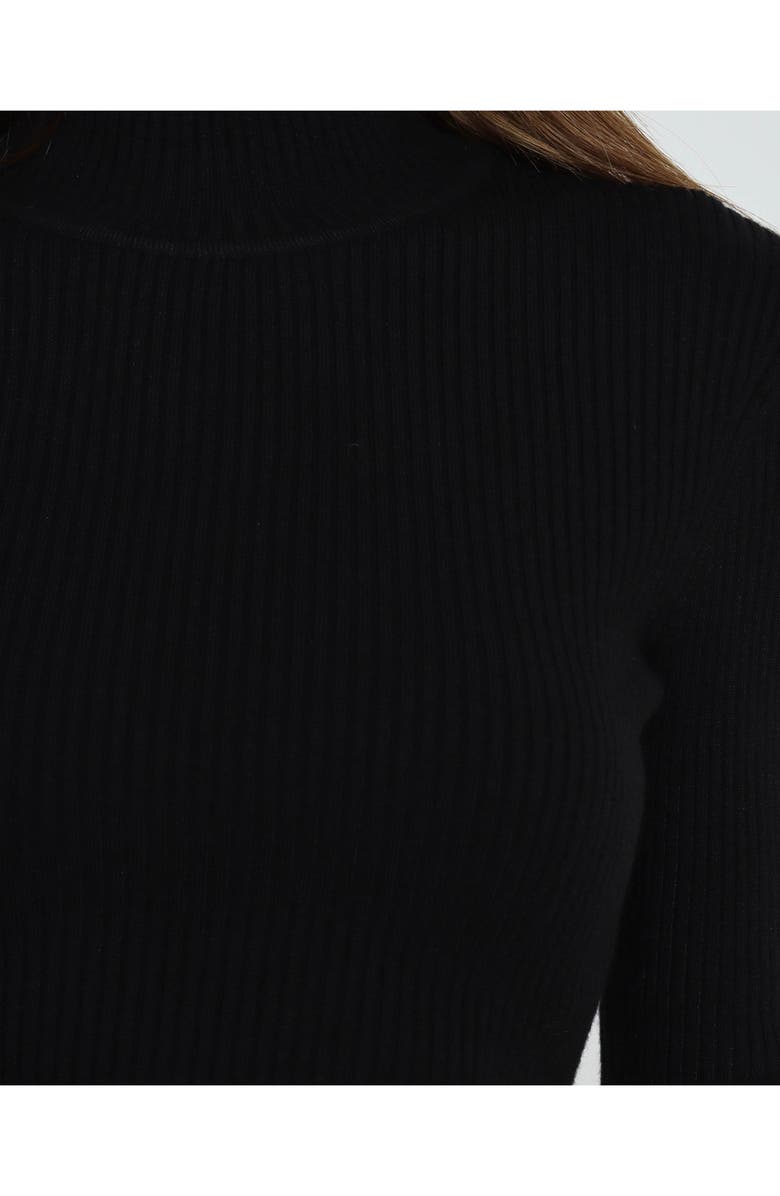 Petal & Pup Alfie Turtlneck Top, Alternate, color, Black