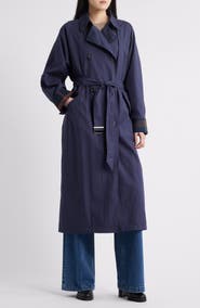 Bernardo Longline Rain Trench Coat