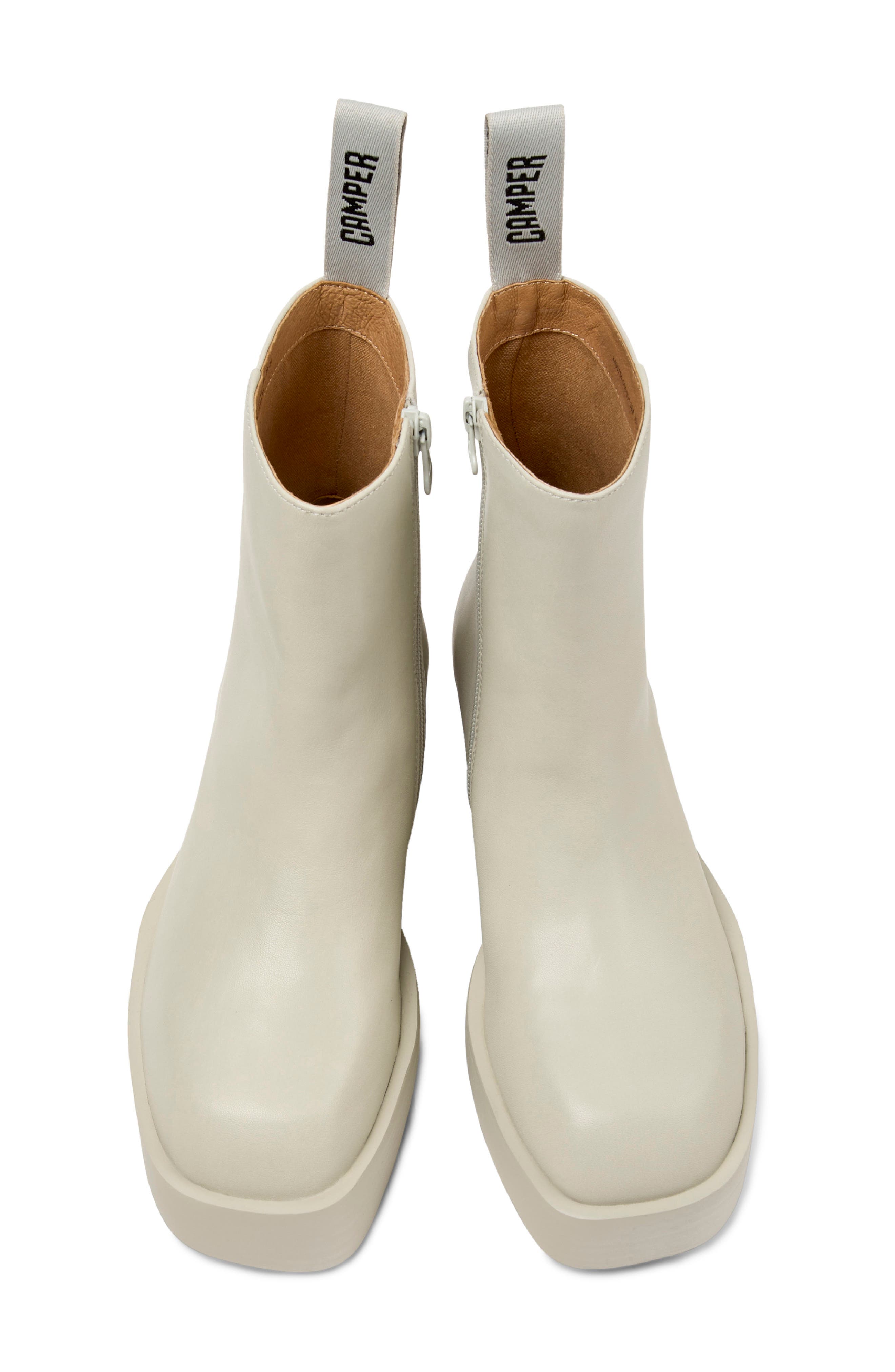 Camper Billie Platform Boot, Alternate, color, Light Beige