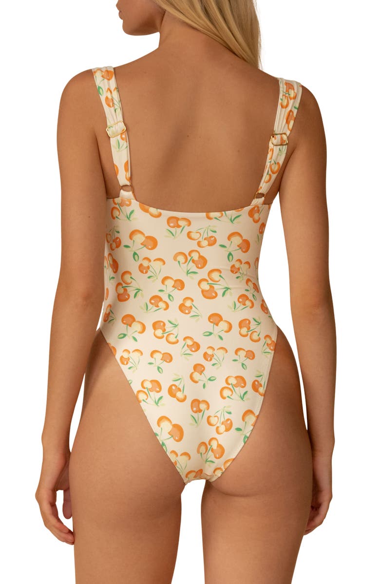 MONTCE Cherry Sherbet Petal Underwire One-Piece Swimsuit, Alternate, color,