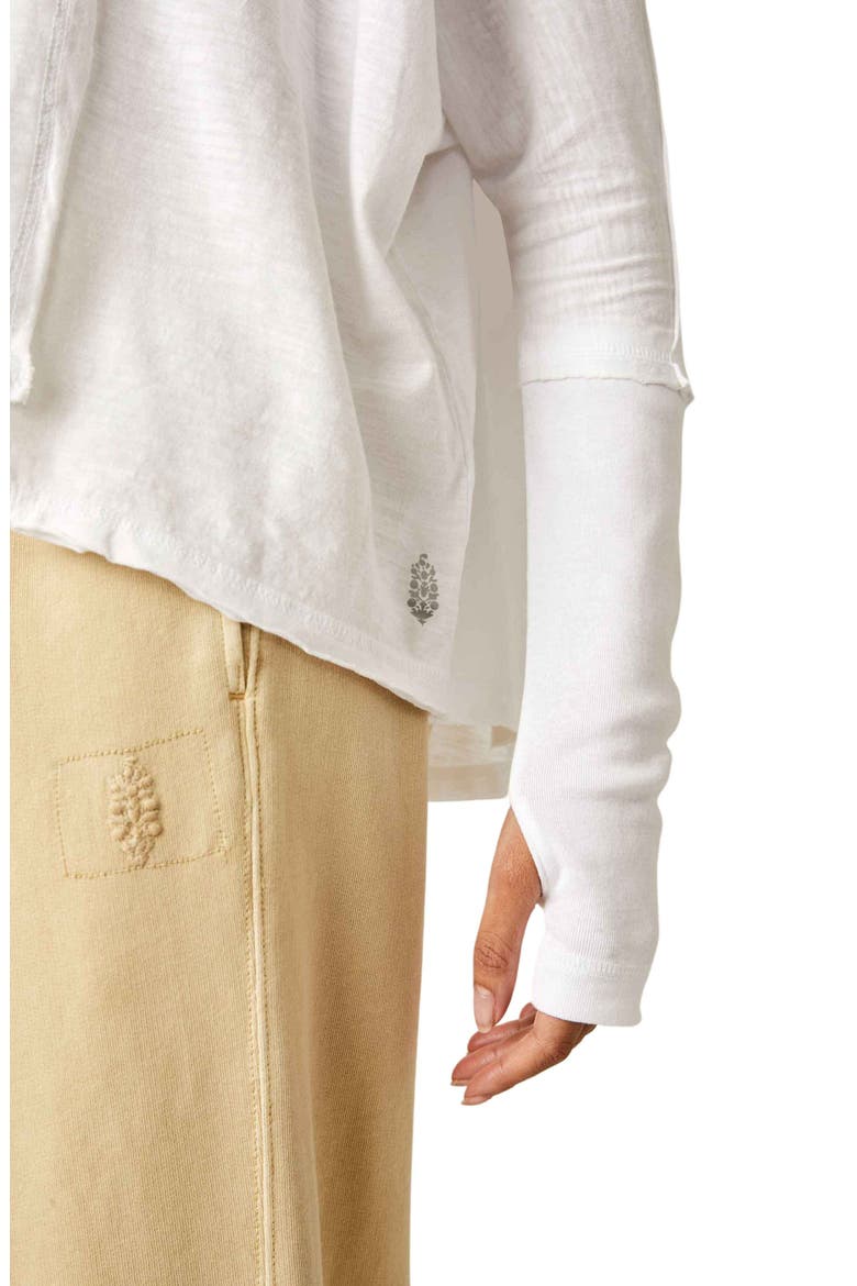 FP Movement Never Better Ultra Lite Ten Laps Layer Top, Alternate, color, WHITE