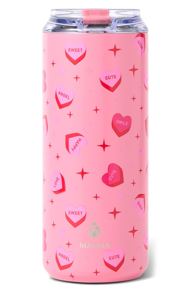 Core Home 18-Ounce Candy Heart Tallboy Tumbler, Main, color, Pink/Stars