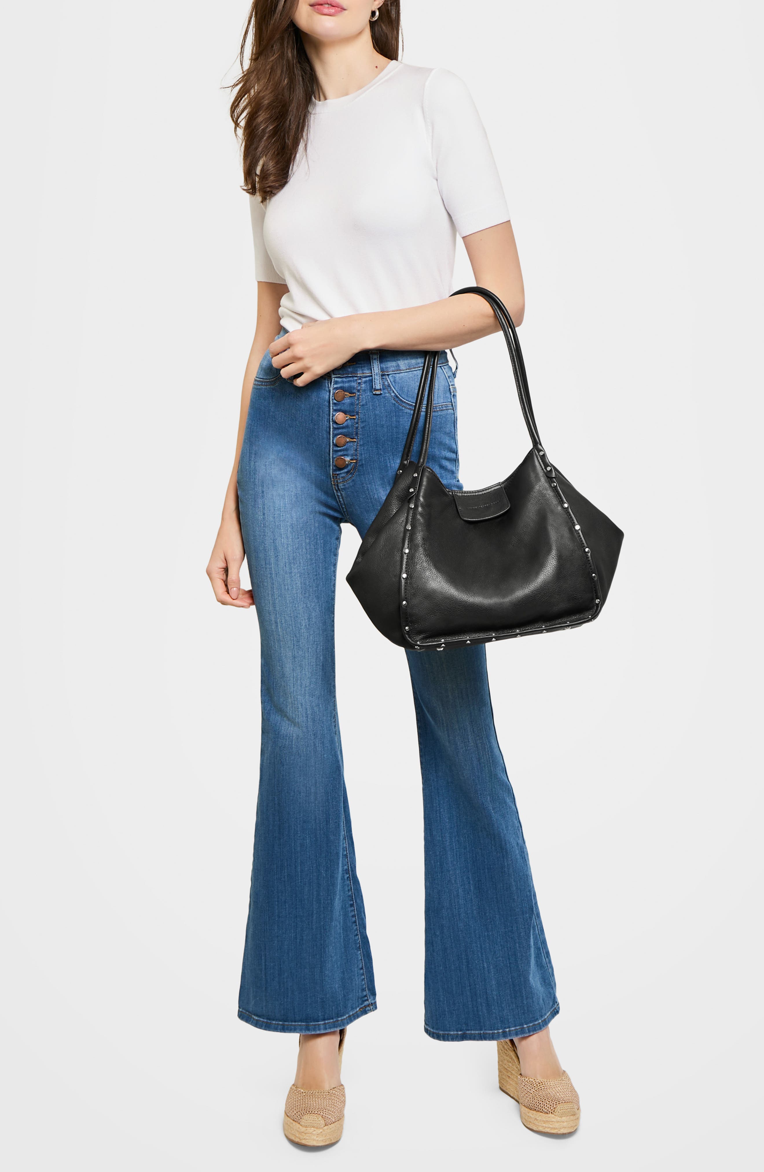 Lenny Tote, Alternate, color, BLACK