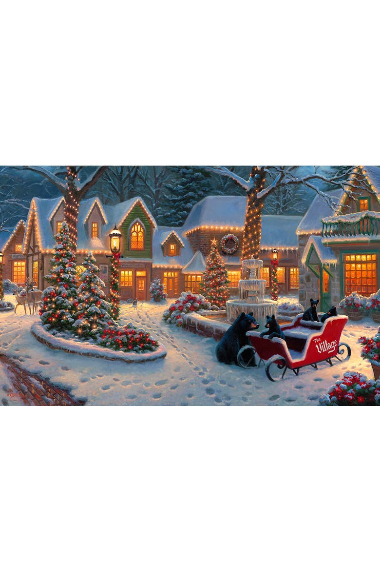 Village Visitors 550 piece Jigsaw Puzzle for Adults, Alternate, color, Multicolor