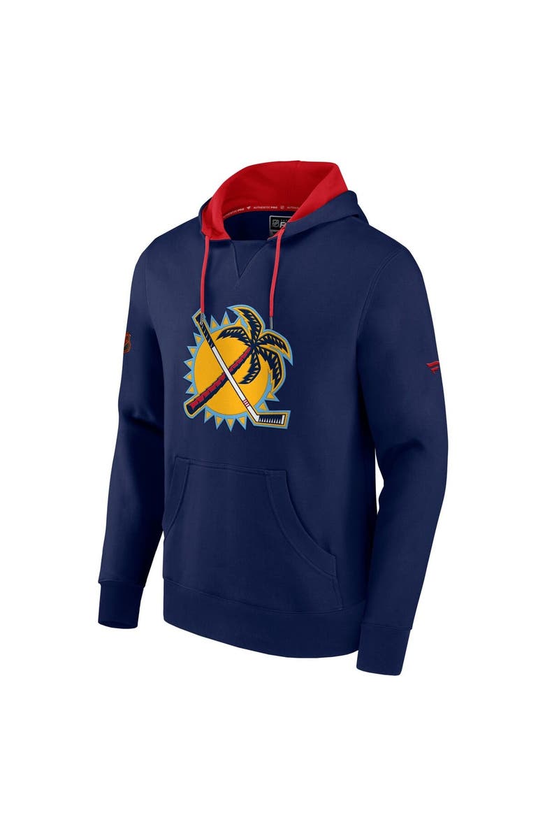 FANATICS Men's Fanatics Navy Florida Panthers Special Edition 2.0 Team Logo Pullover Hoodie, Alternate, color, 