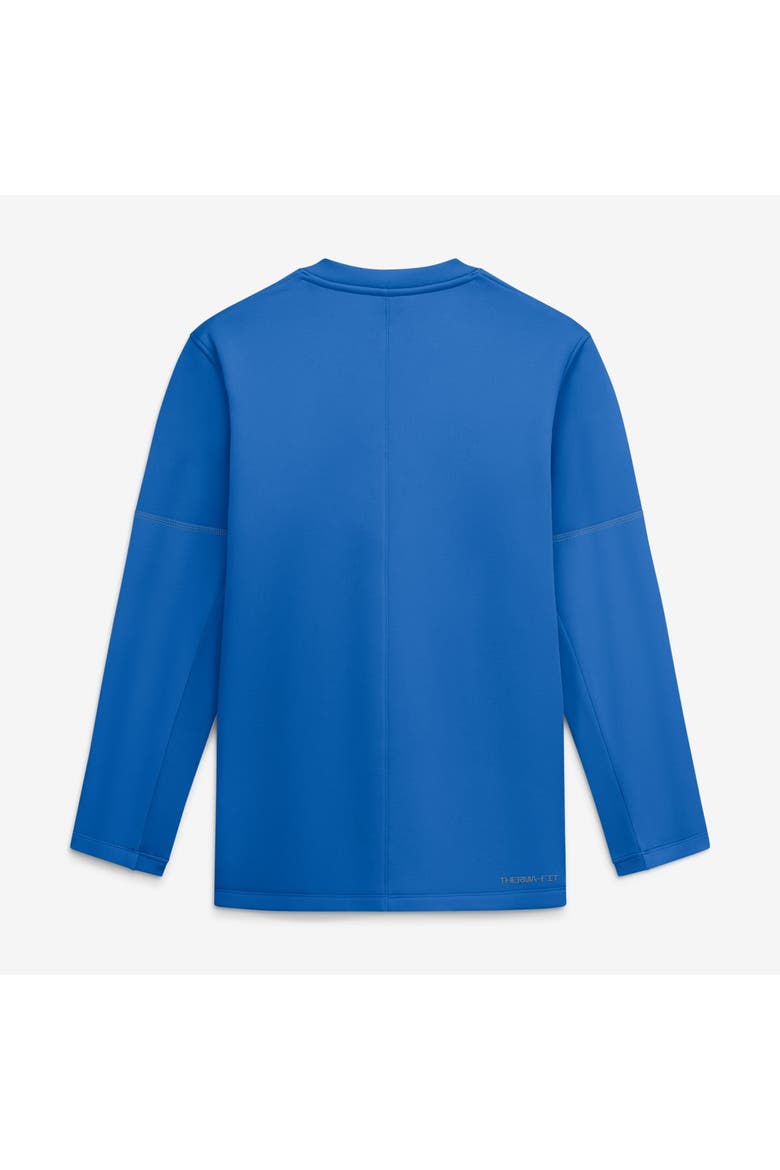 Men's Jordan Brand Blue UCLA Bruins 2026 Sideline Coaches Therma-FIT Long Sleeve Top, Alternate, color, Blue
