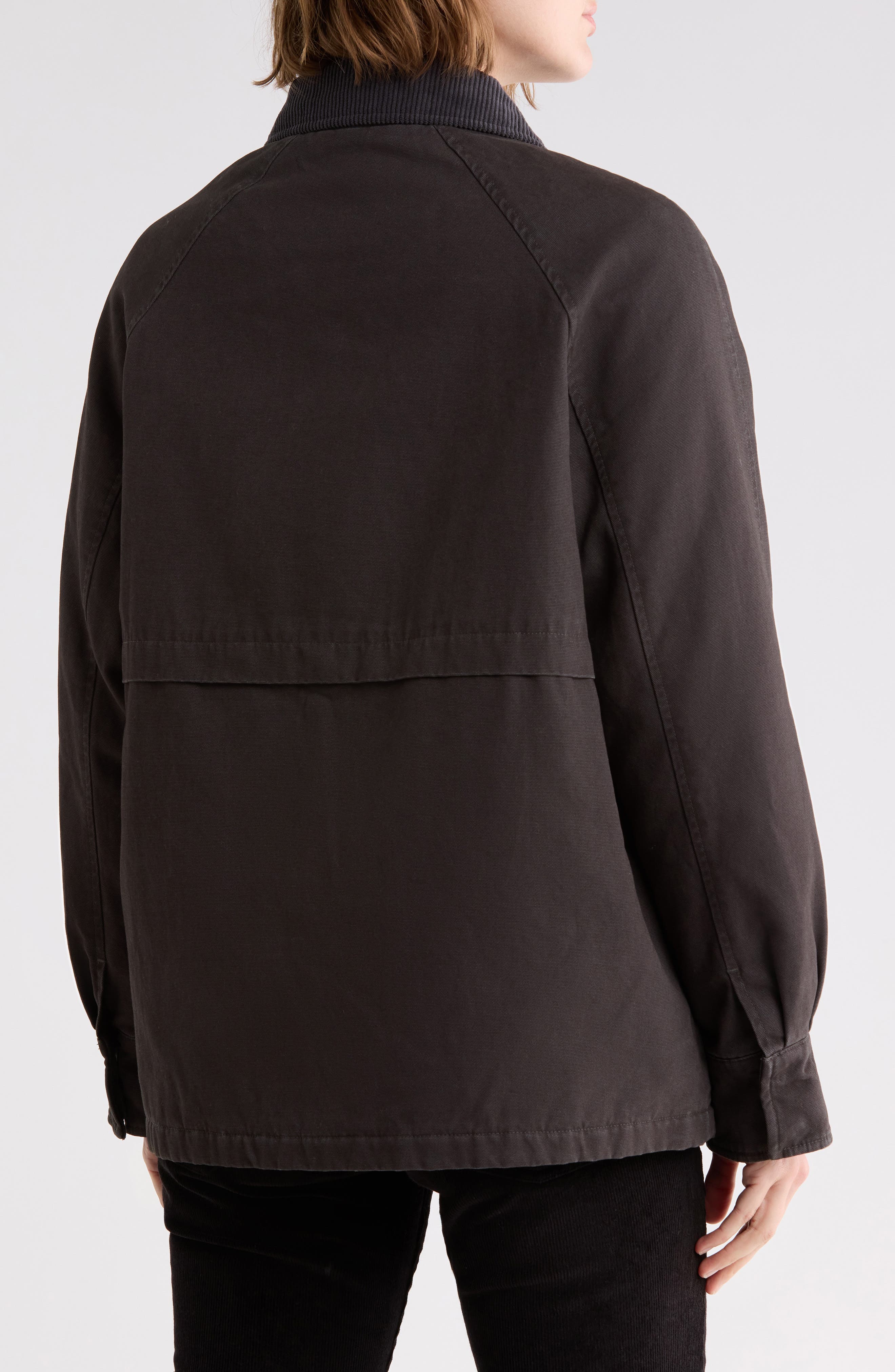 Lucky Brand Zip Front Patch Pocket Barn Jacket (Women) | Nordstromrack