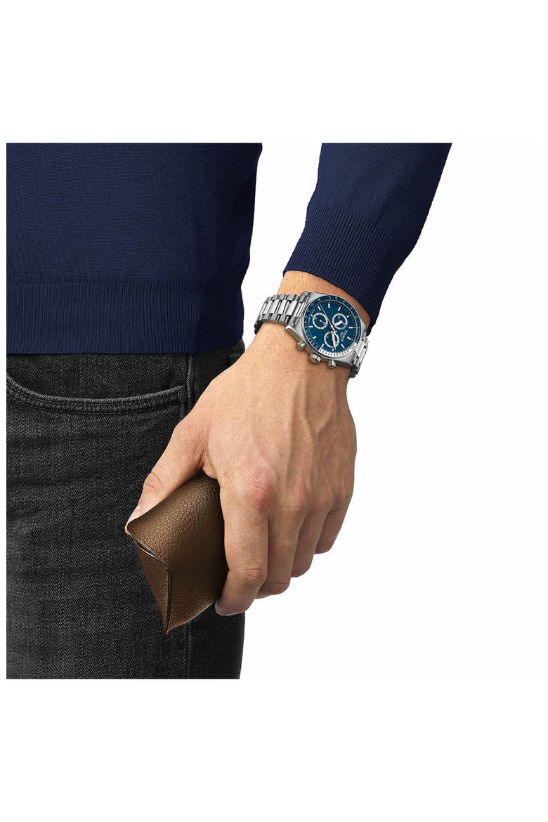 PR516 Bracelet Chronograph Watch, 40mm, Alternate, color, BLUE