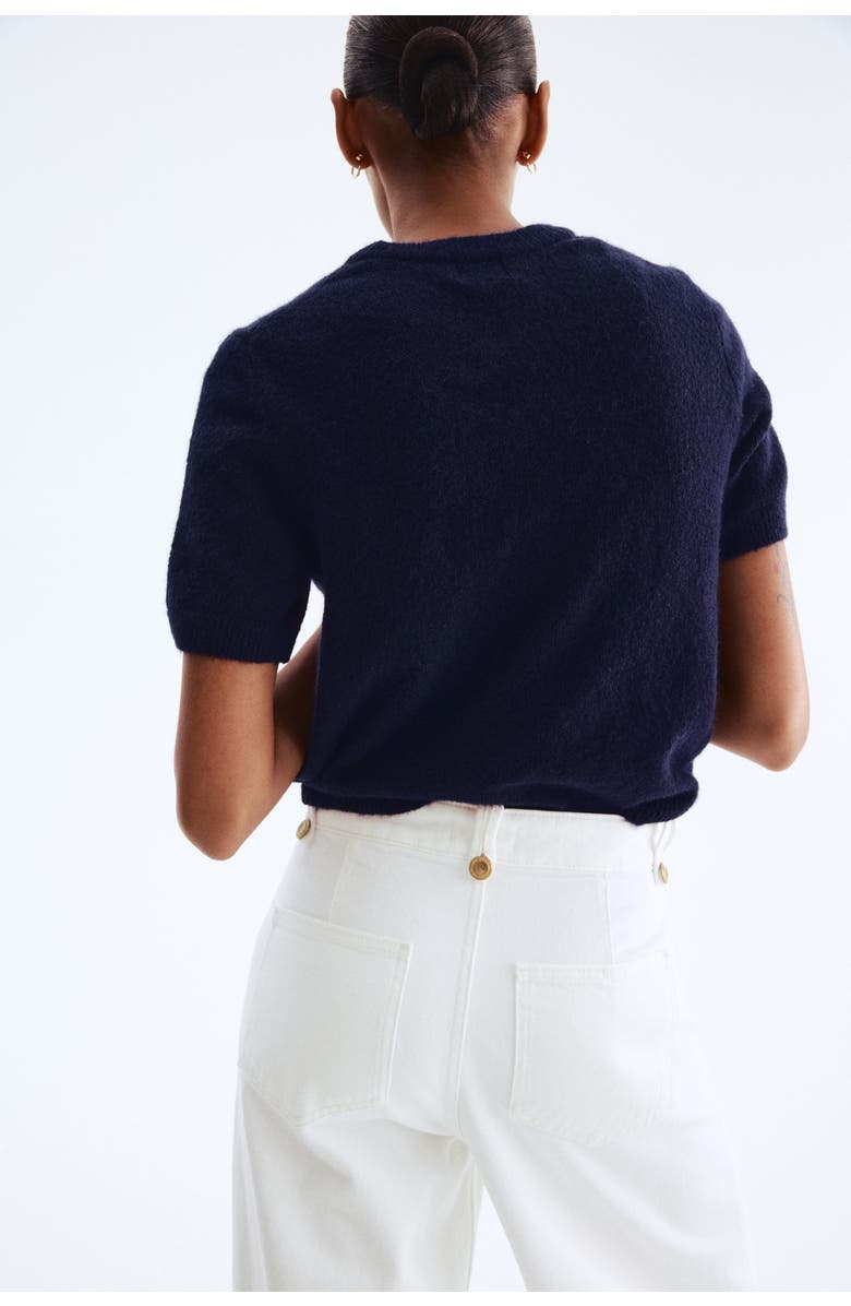 H&M Wide High Jeans, Alternate, color, 