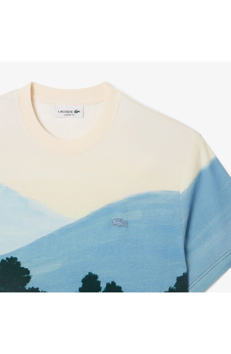 Lacoste Mountain Graphic T-Shirt, Alternate, color, Sinople/ Yellow-Green