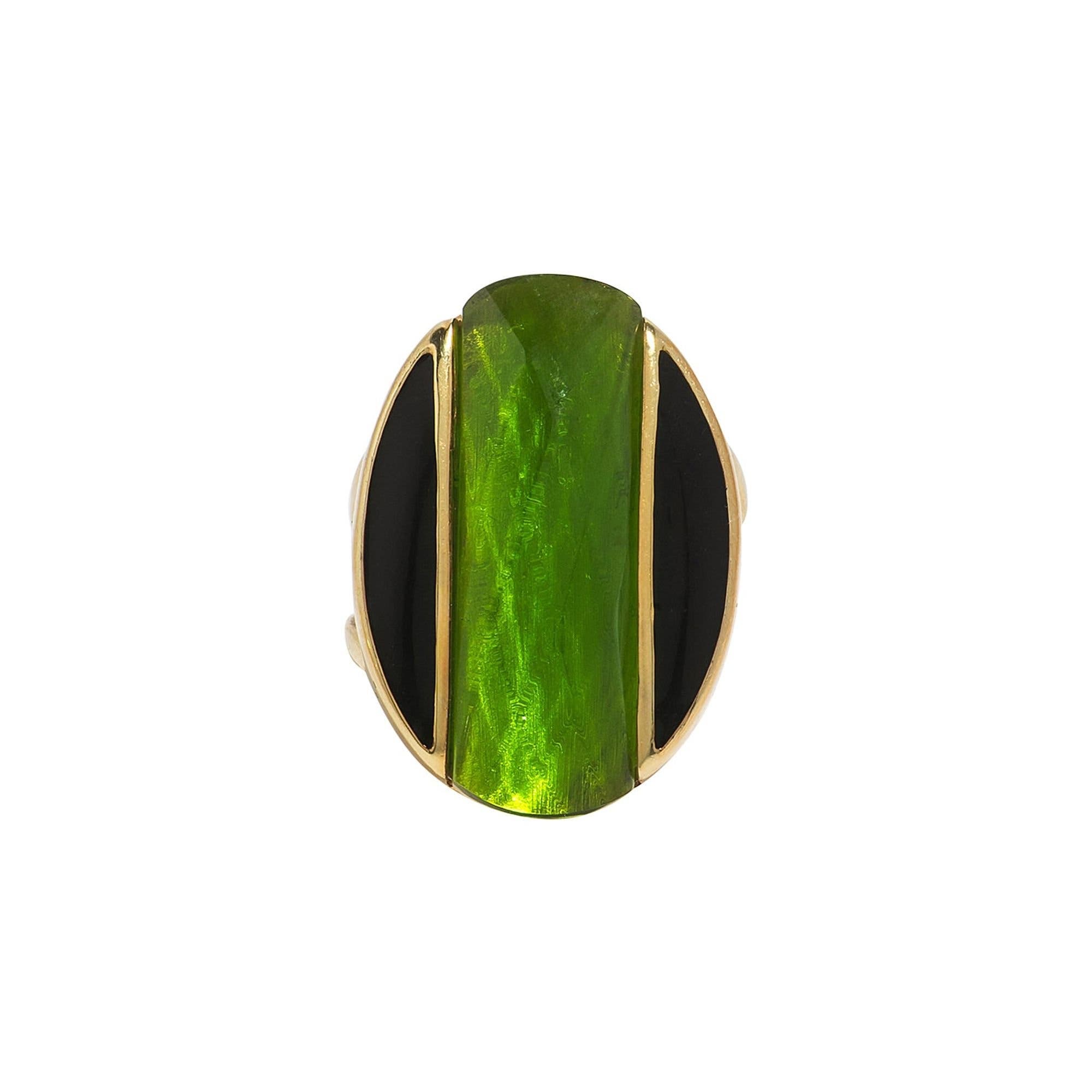 selected Green & Black