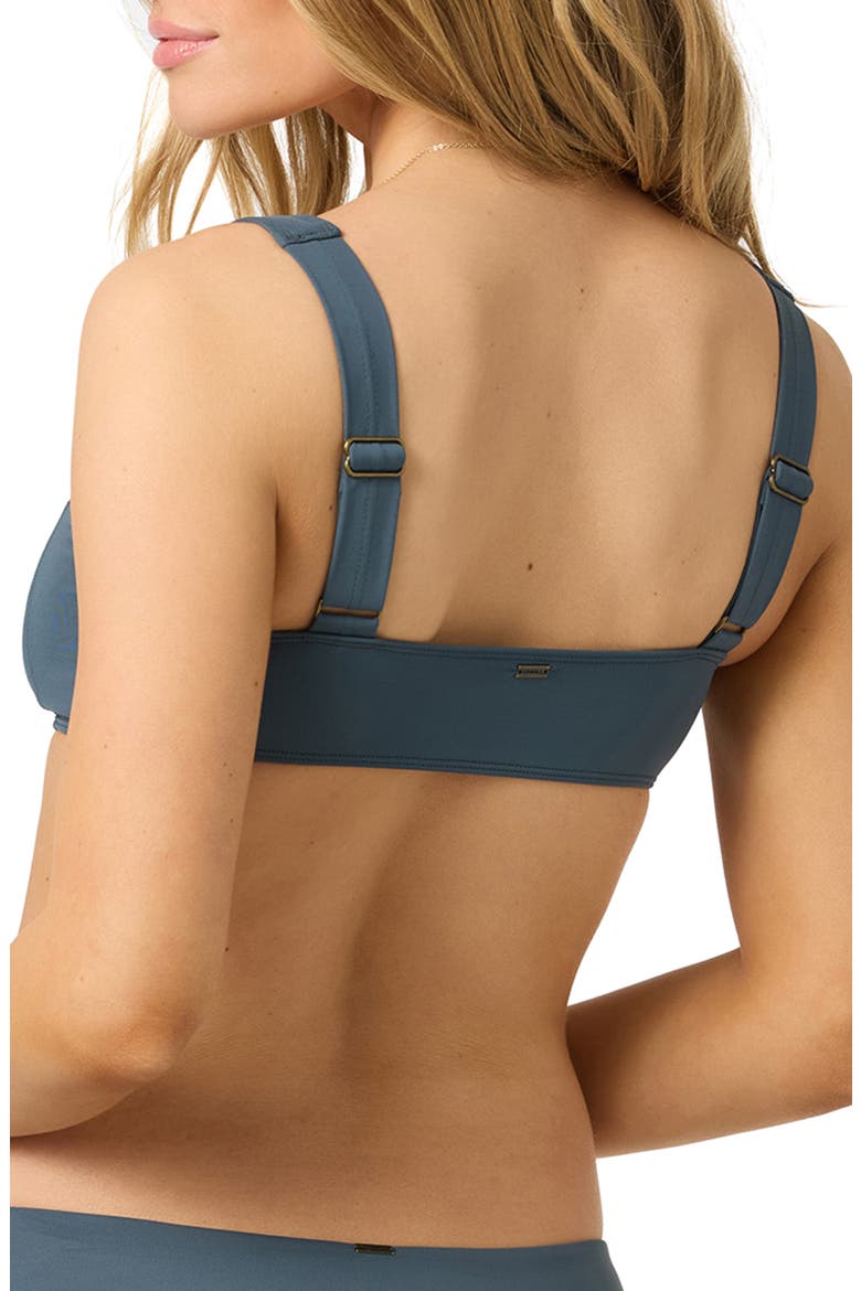 Saltwater Solids Westwater Bikini Top, Alternate, color, SLATE