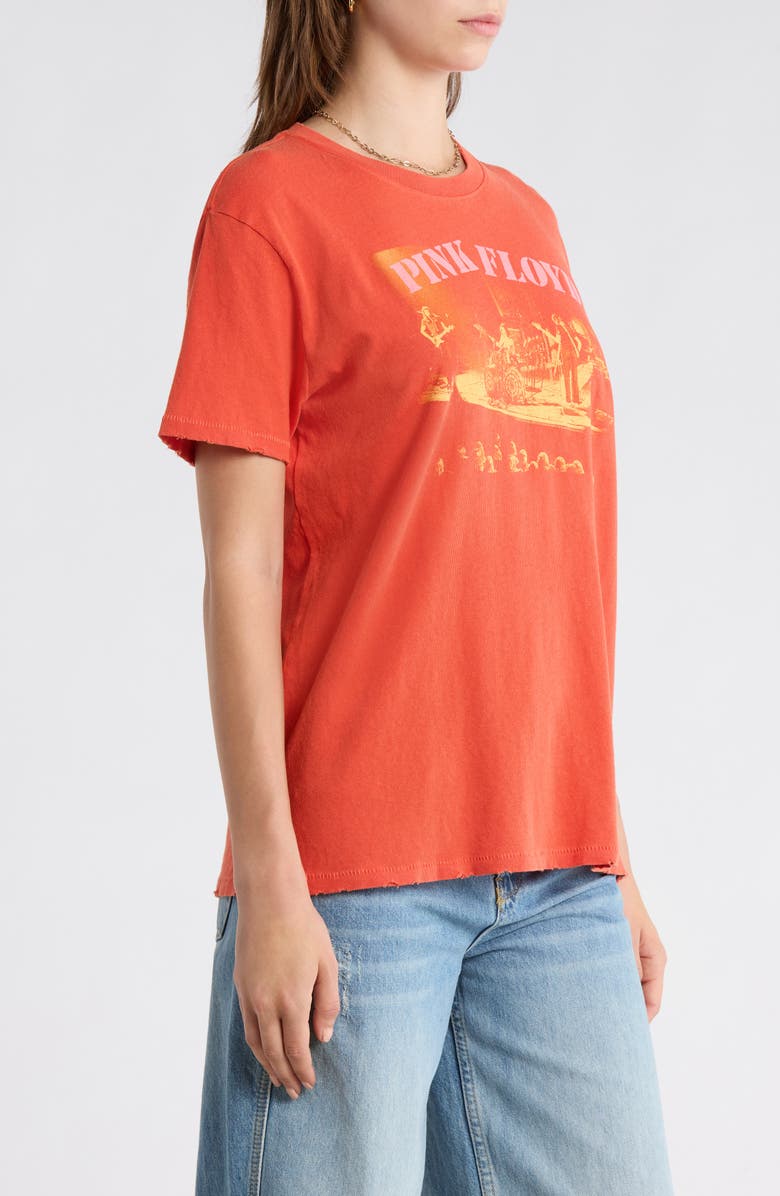 Junk Food Pink Floyd Onstage Graphic T-Shirt, Alternate, color, Tiger Lily