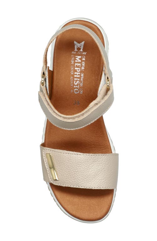 Mephisto Jeanie Ankle Strap Sandal In Beige