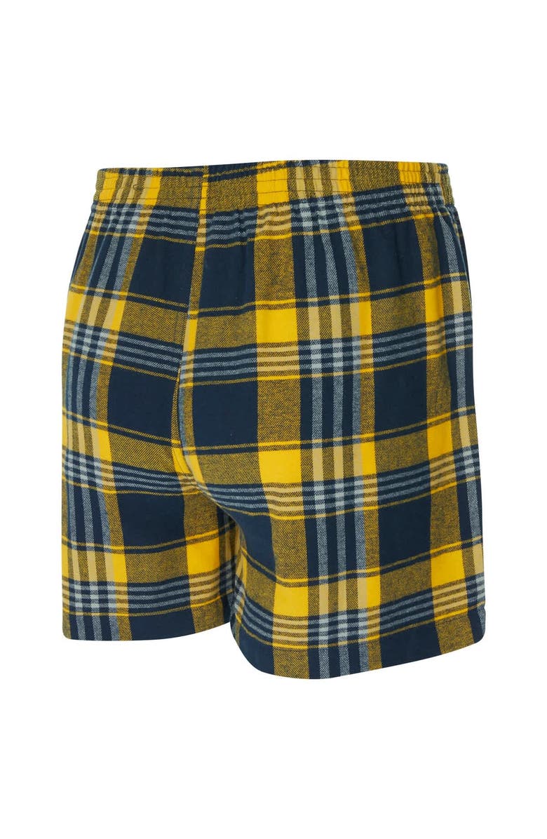 CONCEPTS SPORT Men's Concepts Sport Navy Denver Nuggets Region Flannel Boxer Short, Alternate, color, Navy