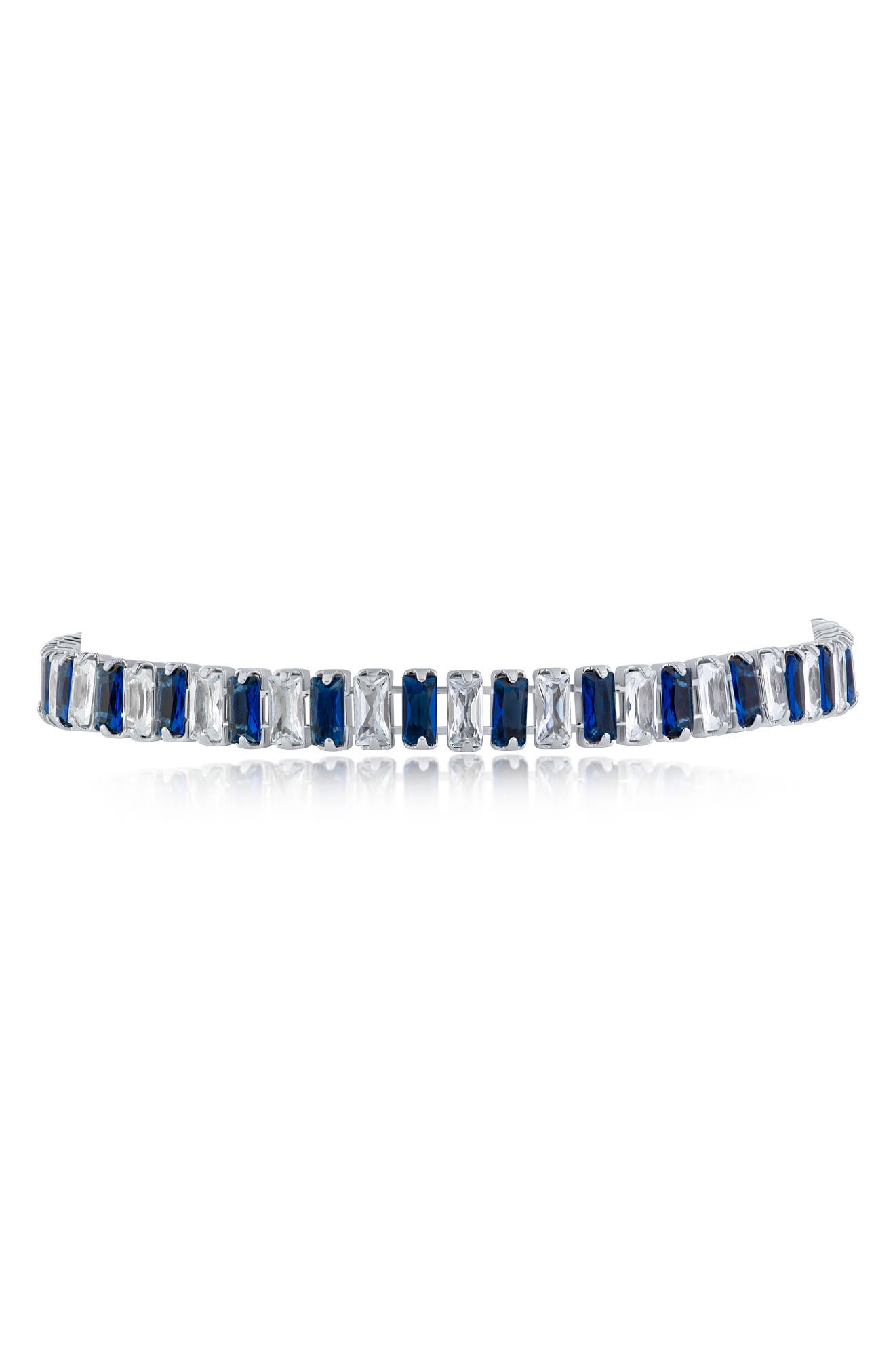 JARDIN Baguette Crystal Tennis Bracelet