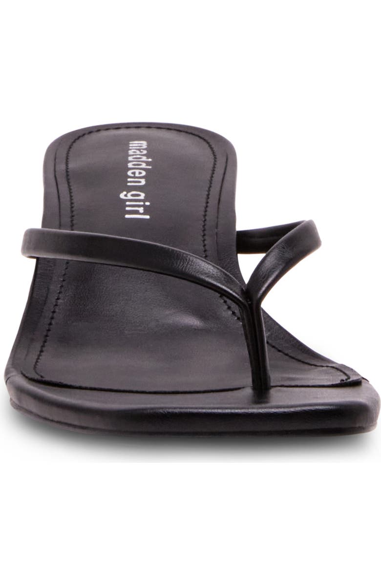 Madden Girl <p>Charlenne Kitten Heel Thong Sandal (Women)</p>, Alternate, color, Black Paris