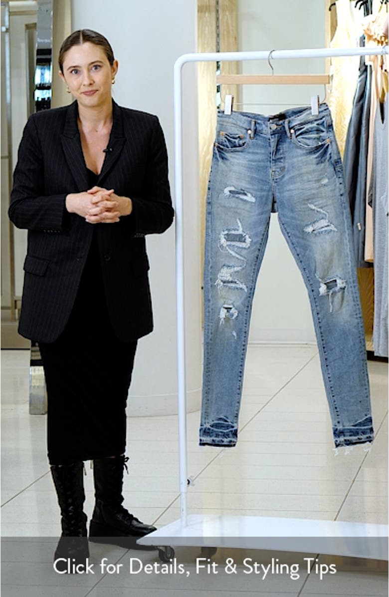 Slim Stretch Ripped Jeans