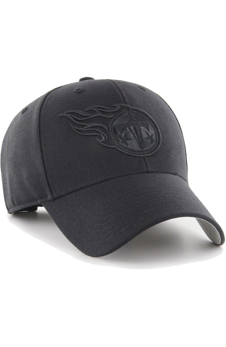 '47 Men's '47 Black Tennessee Titans Tonal MVP Adjustable Hat, Alternate, color, Black