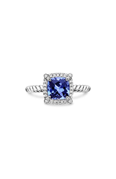 Petite Chatelaine® Pavé Bezel Ring