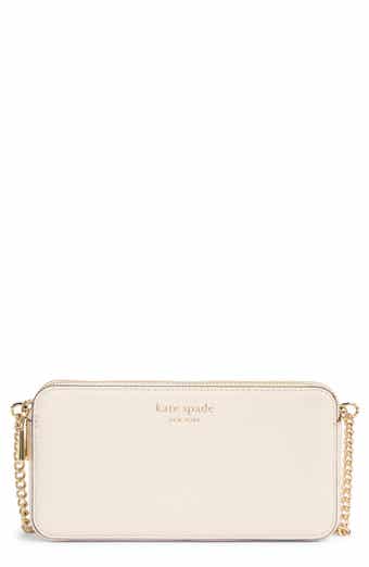 Kate Spade New York taylor pebbled leather double zip crossbody bag