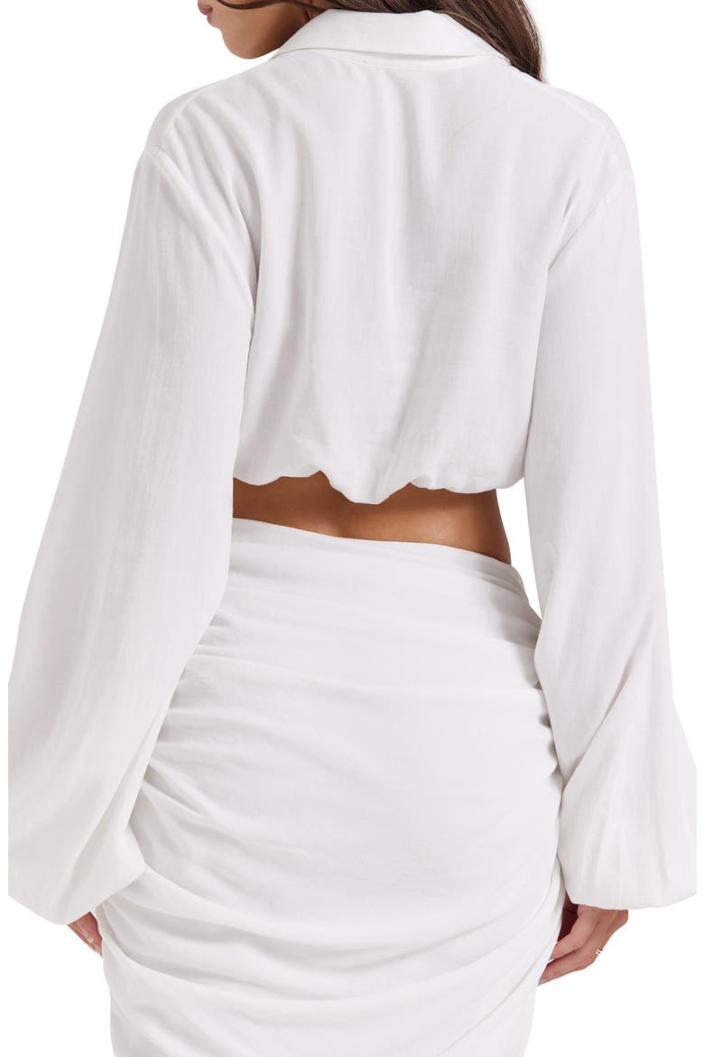 Palmer Crop Top, Alternate, color, IVORY