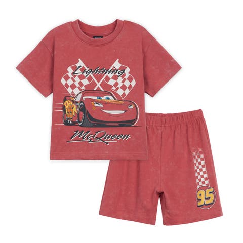 Pixar Boys' 2-Piece Graphic T-Shirt and Shorts Set