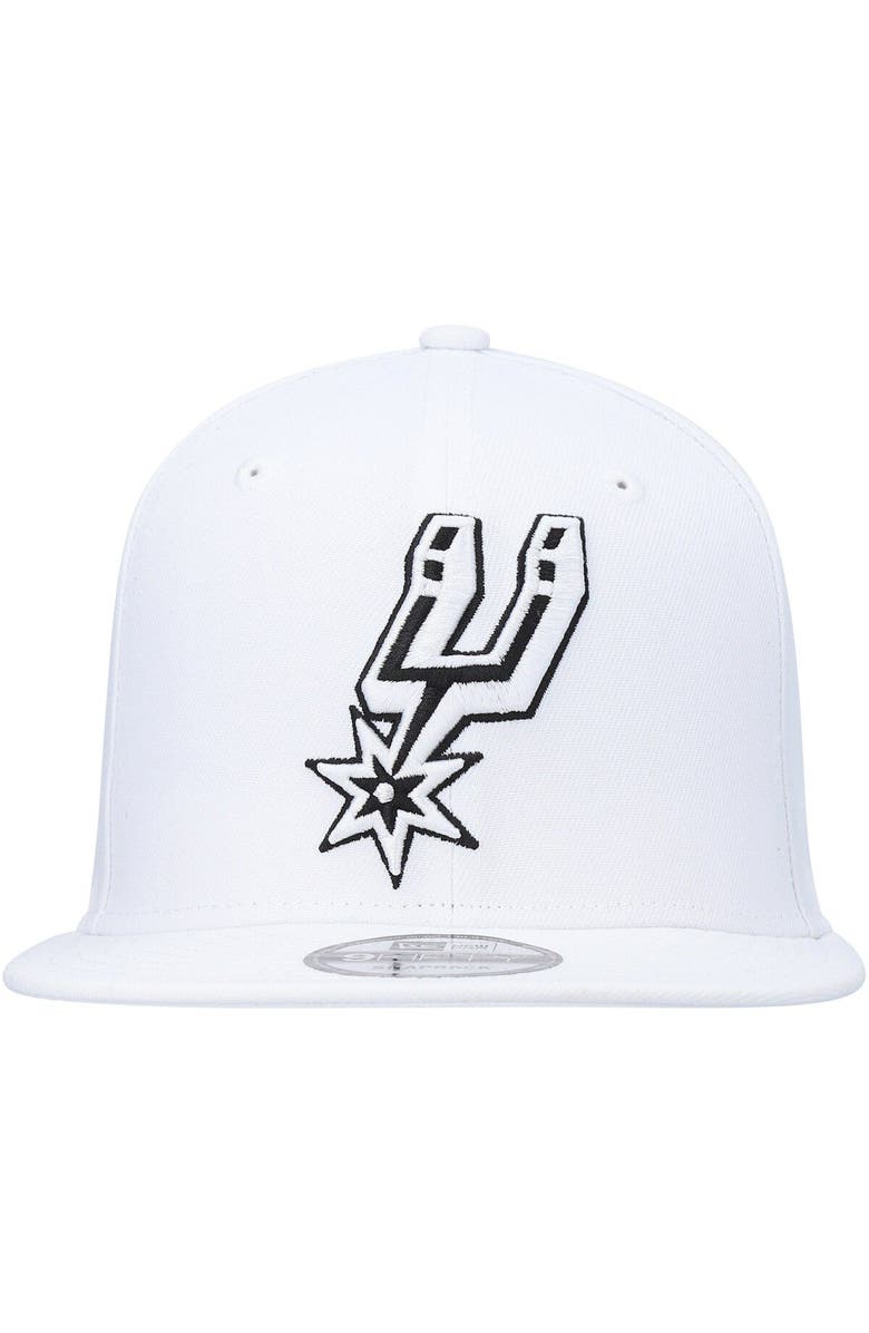 New Era Men's New Era White San Antonio Spurs Color Pop 9FIFTY Snapback Hat, Alternate, color, 