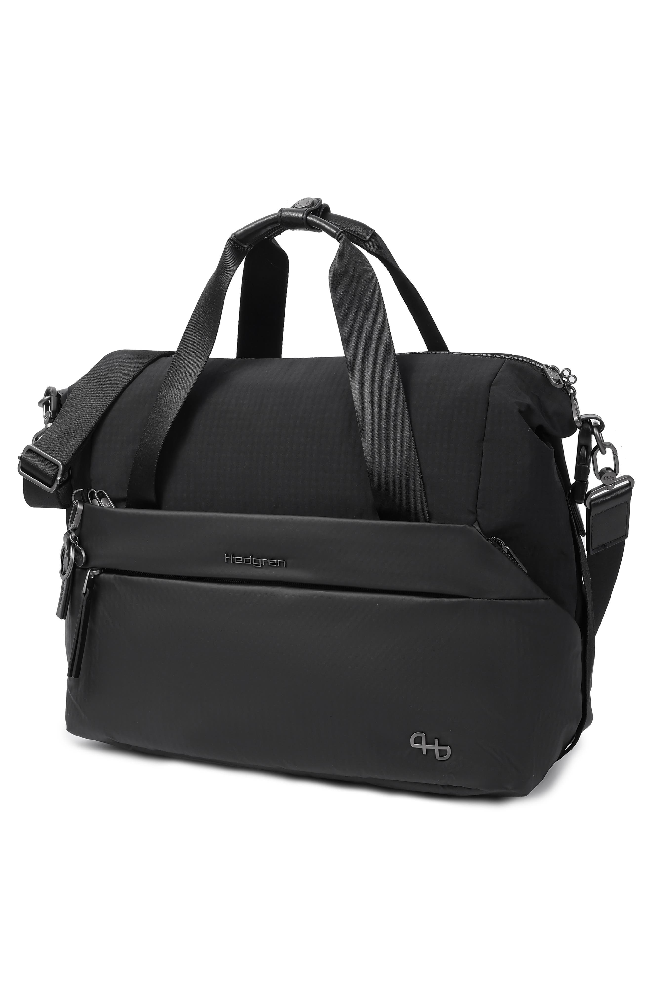Hedgren Ryoko RFID Duffle Bag, Alternate, color, Black
