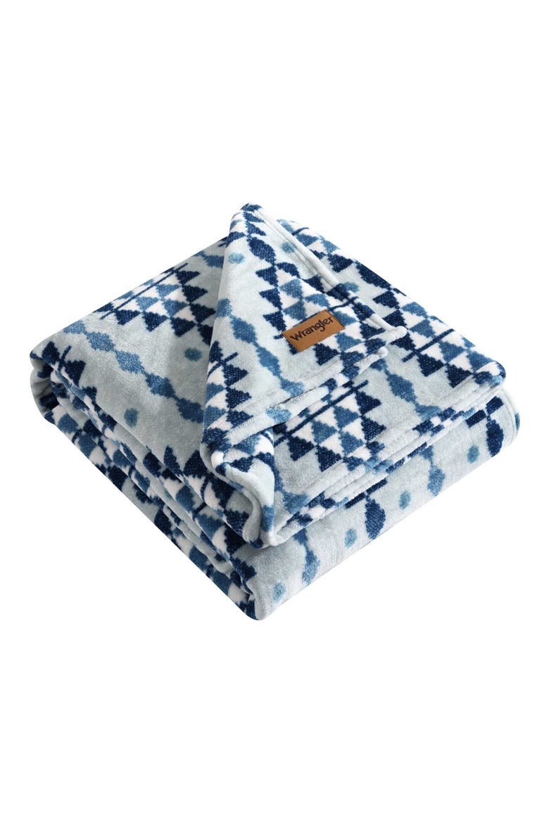 Westin Fleece Blanket, Main, color, BLUE