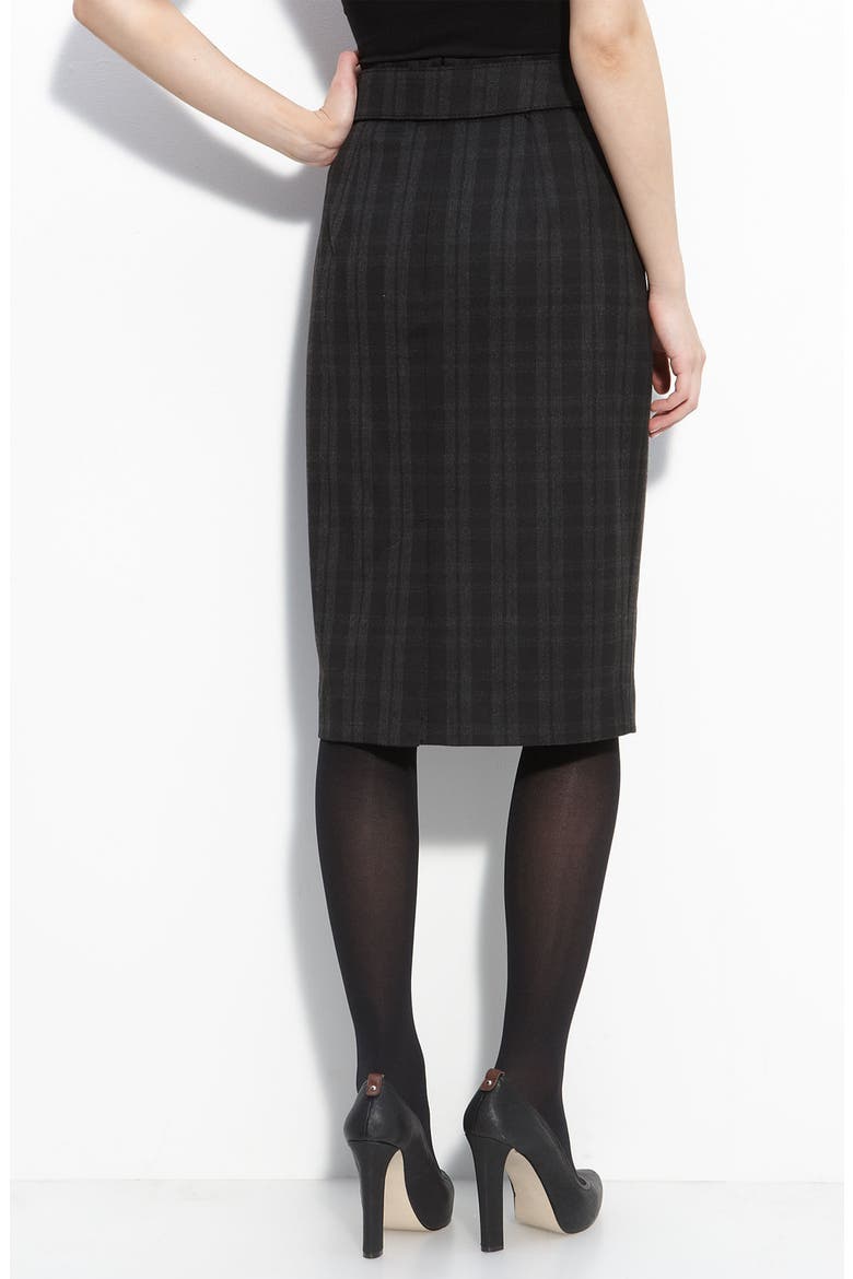 High Waist Pencil Skirt, Alternate, color, BLACK/ GREY COMBO