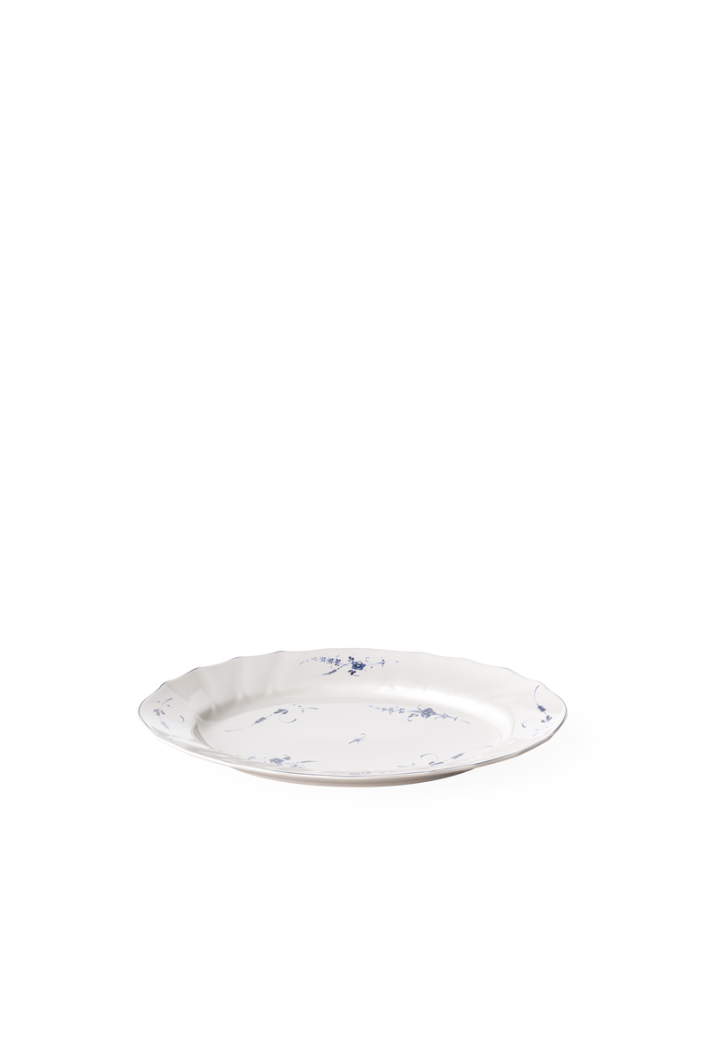 Vieux Luxembourg Oval Platter, Alternate, color, White