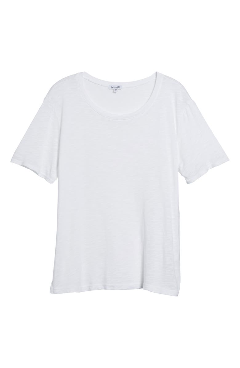 Splendid Slub Crewneck Tee, Alternate, color, White