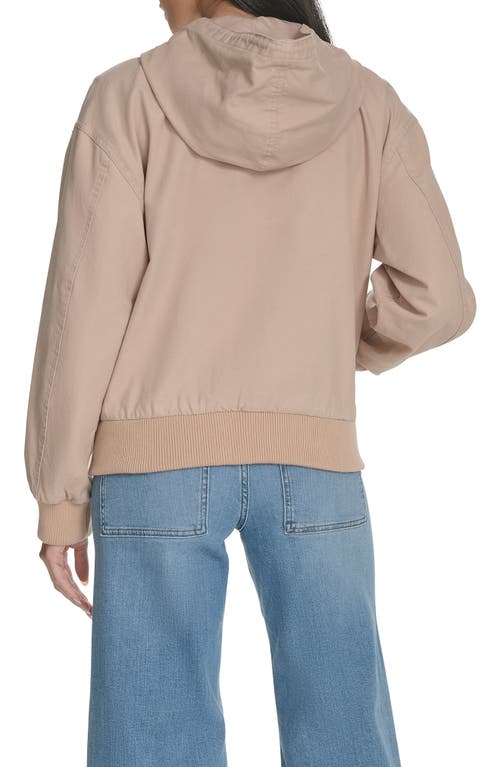 Levi's® Cotton Zip Work Hoodie In Light Pink