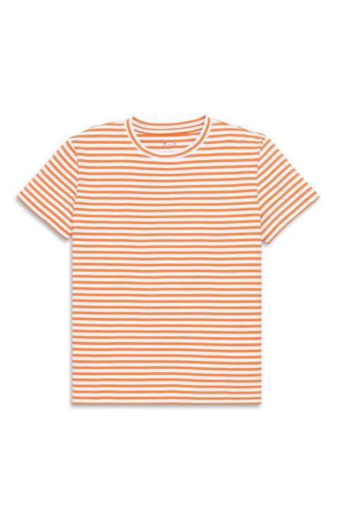 Adult Easy Crewneck Stripe Tee (Women's Fit)
