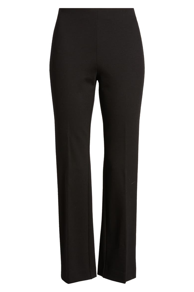 Hollywood Waist Pull-On Kick Flare Pants, Alternate, color, ANNE BLACK