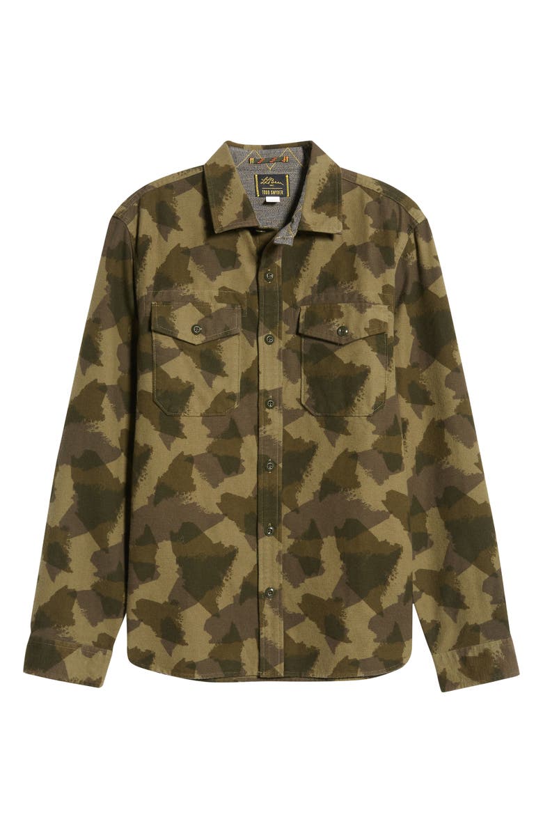 L.L.Bean x Todd Snyder Cotton Chamois Button-Down Shirt, Alternate, color, 