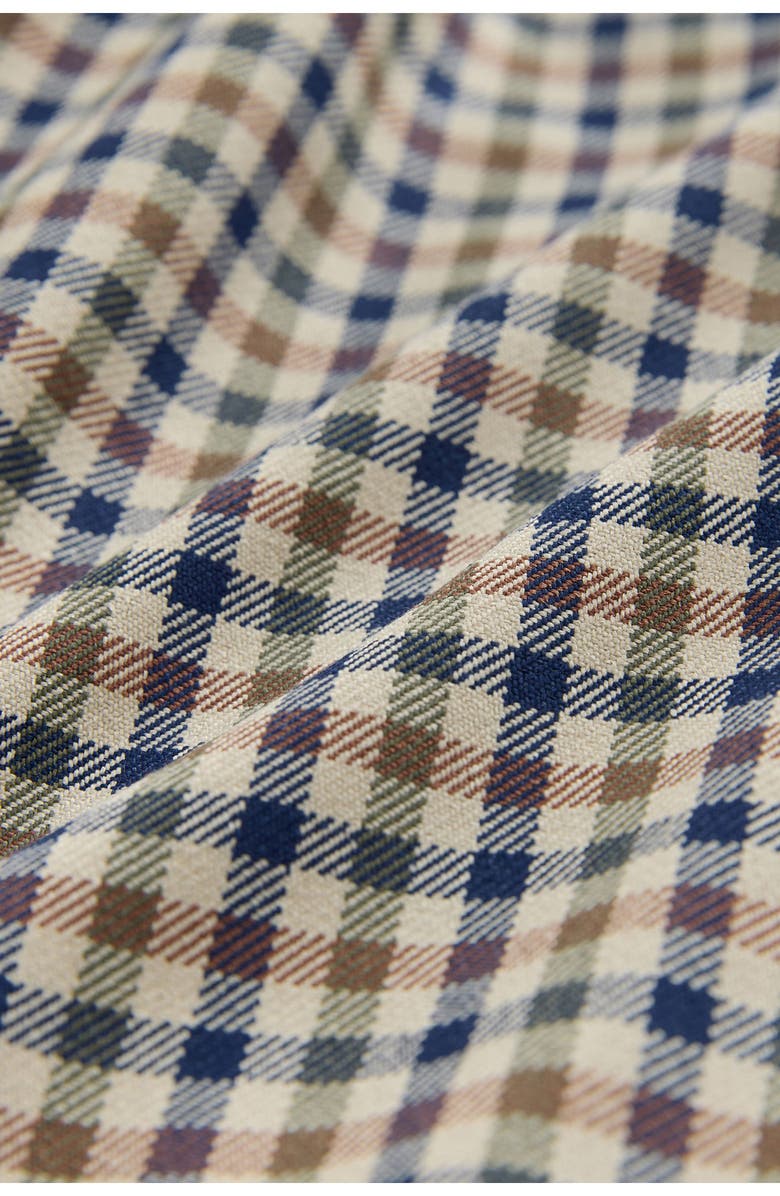 NEXT Check Double Breasted Trench Coat, Alternate, color, Check