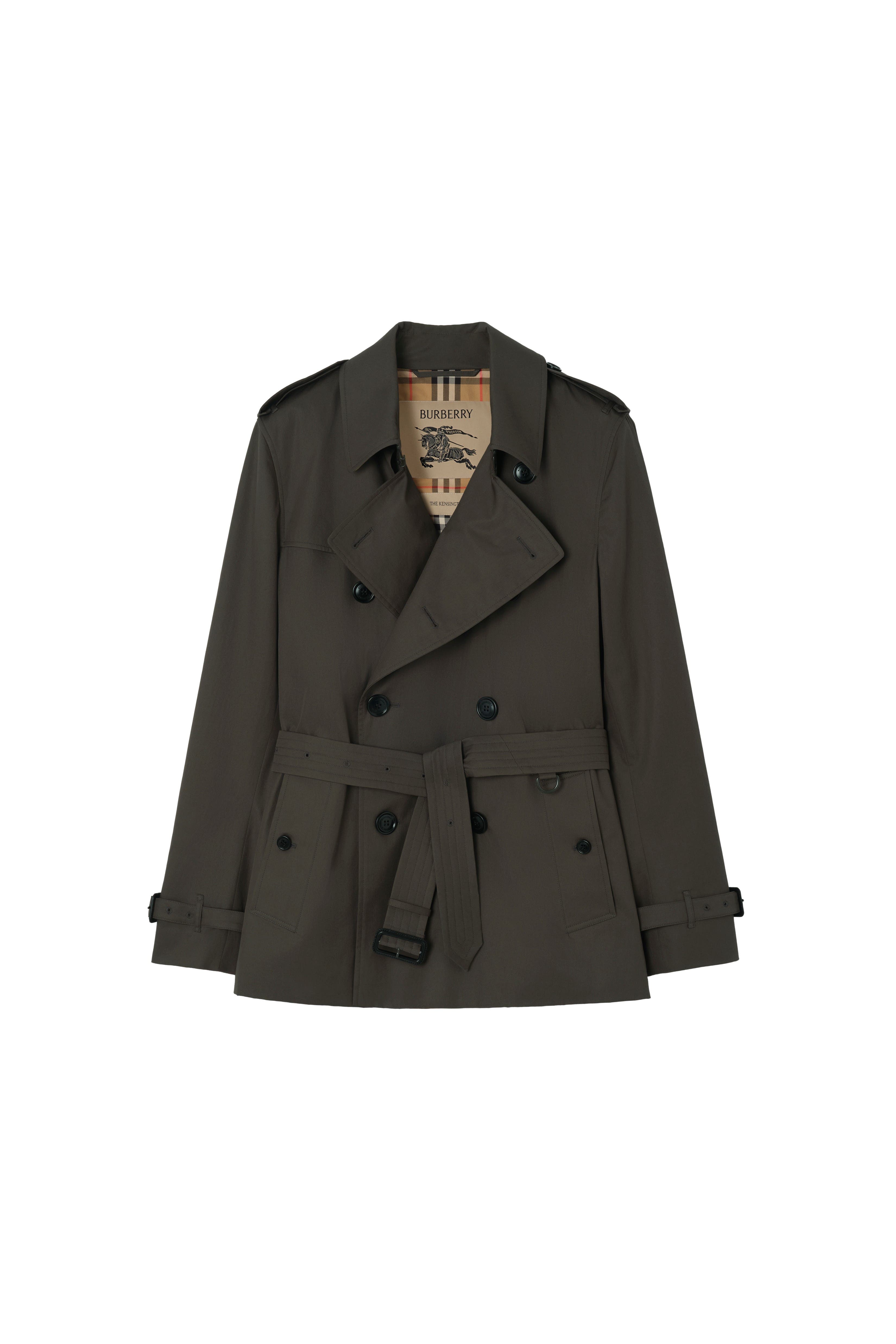 Burberry Extra-short Tropical Gabardine Kensington Trench Coat