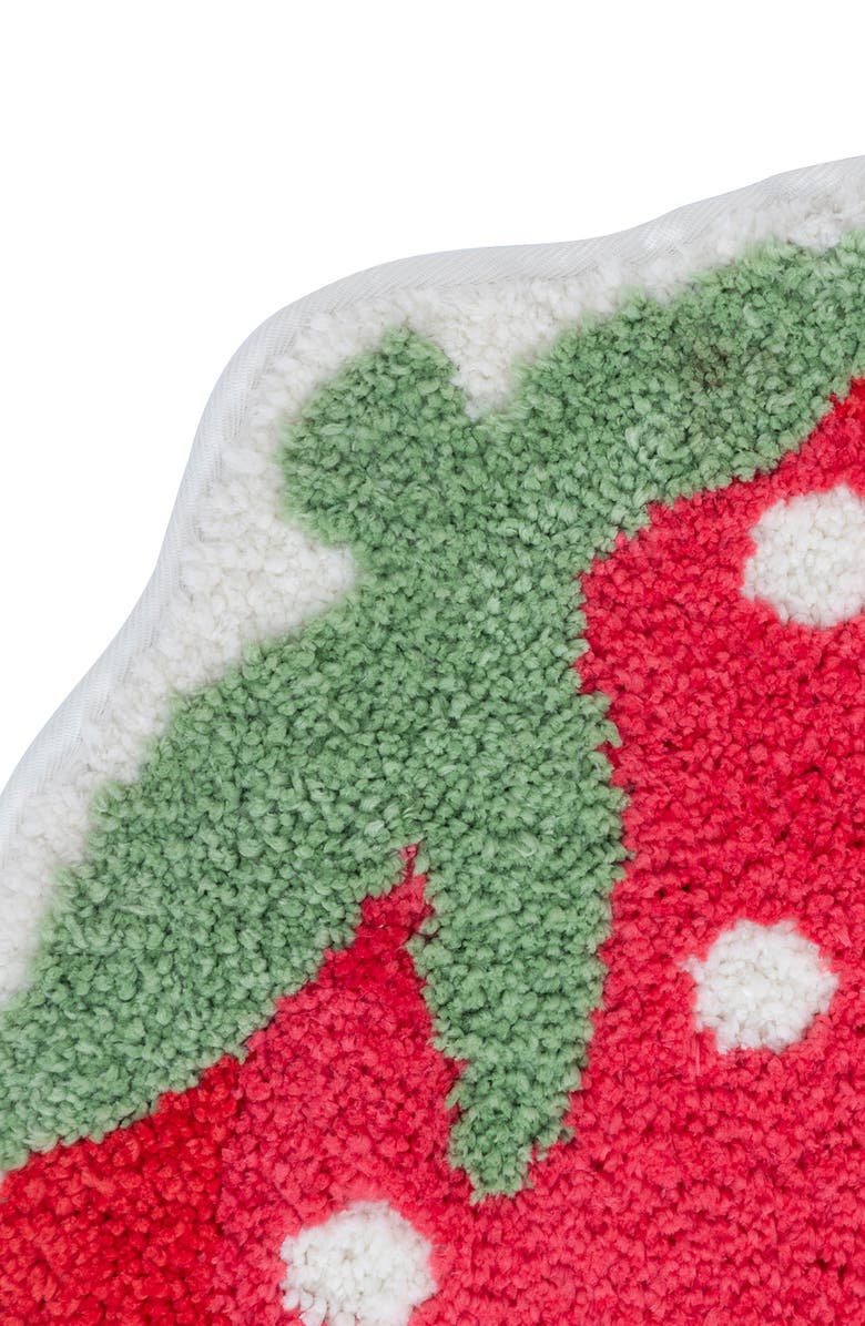 VCNY HOME Strawberry Bath Mat, Alternate, color,