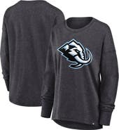 FANATICS Women's Fanatics  Heather Charcoal Utah Mammoth Primary Logo Legacy Long Sleeve T-Shirt