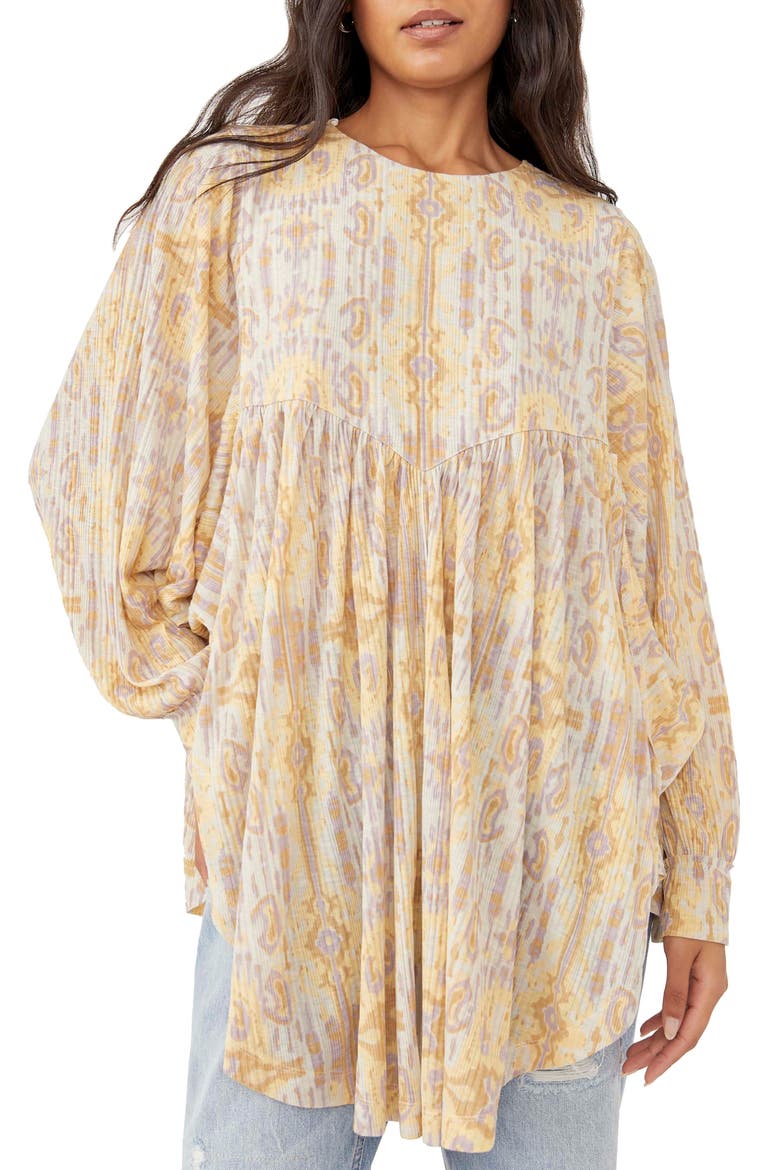 This Is It Tunic Top, Main, color, PARCHMENT COMBO